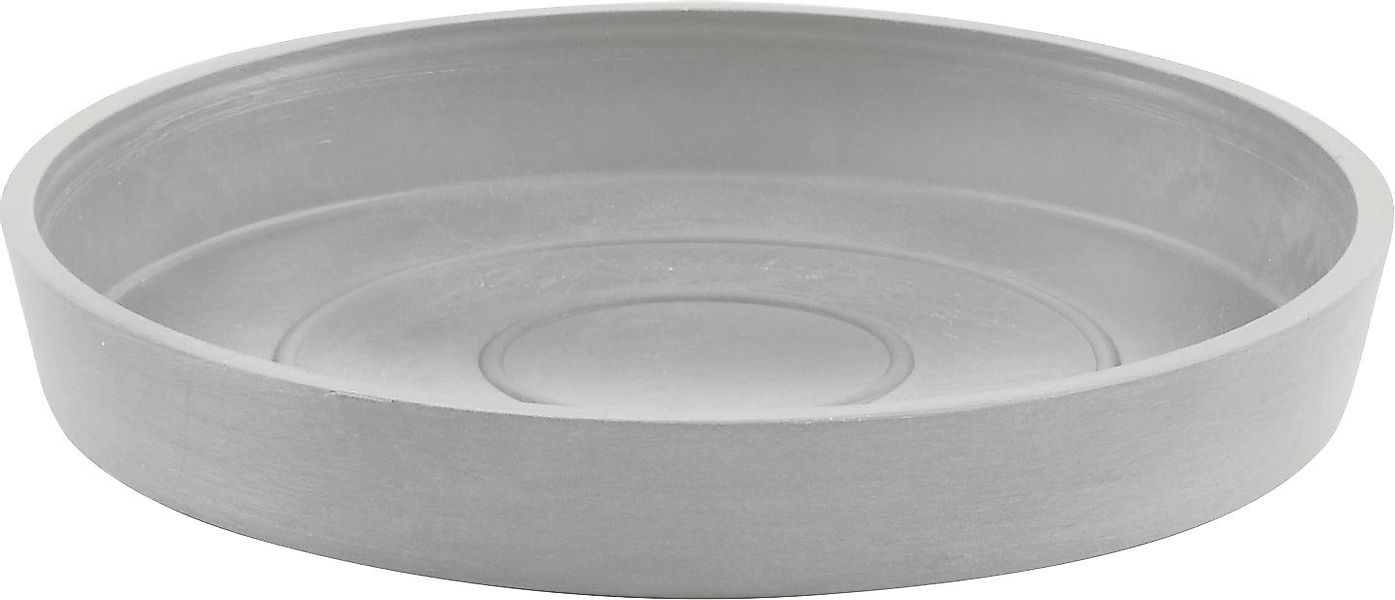 ECOPOTS Blumentopfuntersetzer ROUND SAUCER White Grey, günstig online kaufen