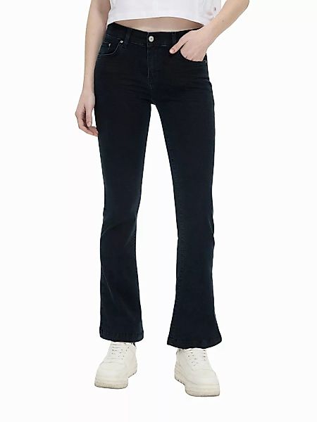 LTB Damen Jeans FALLON Flared Fit - Blau - Laure Wash günstig online kaufen