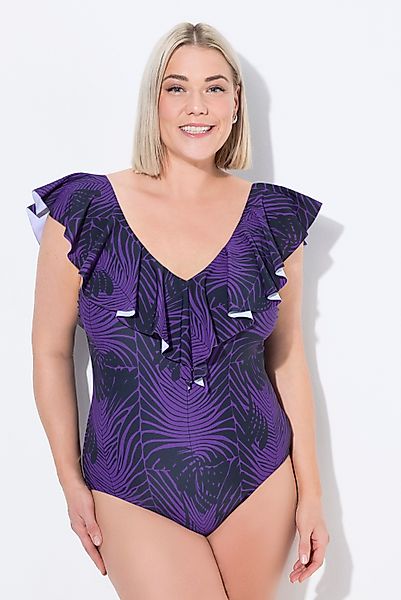 Ulla Popken Badeanzug Badeanzug Schlangenmuster Softcups günstig online kaufen