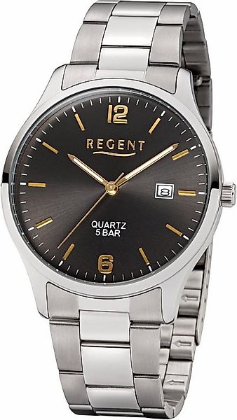 Regent Quarzuhr 11150668, Armbanduhr, Herrenuhr, Datum, Mineralglas, Edelst günstig online kaufen