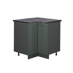 Vicco Eckunterschrank Fame-Line, Grün-Gold Landhaus/Anthrazit, 80.5 günstig online kaufen