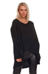 Charis Moda Strickpullover V-Ausschnitt im Oversized günstig online kaufen