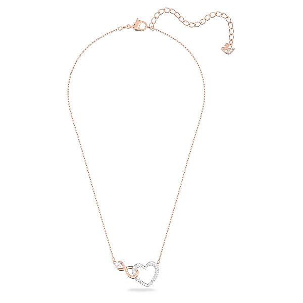 Swarovski Kette mit Anhänger Unendlichkeitsschleife/Herz, mit günstig online kaufen
