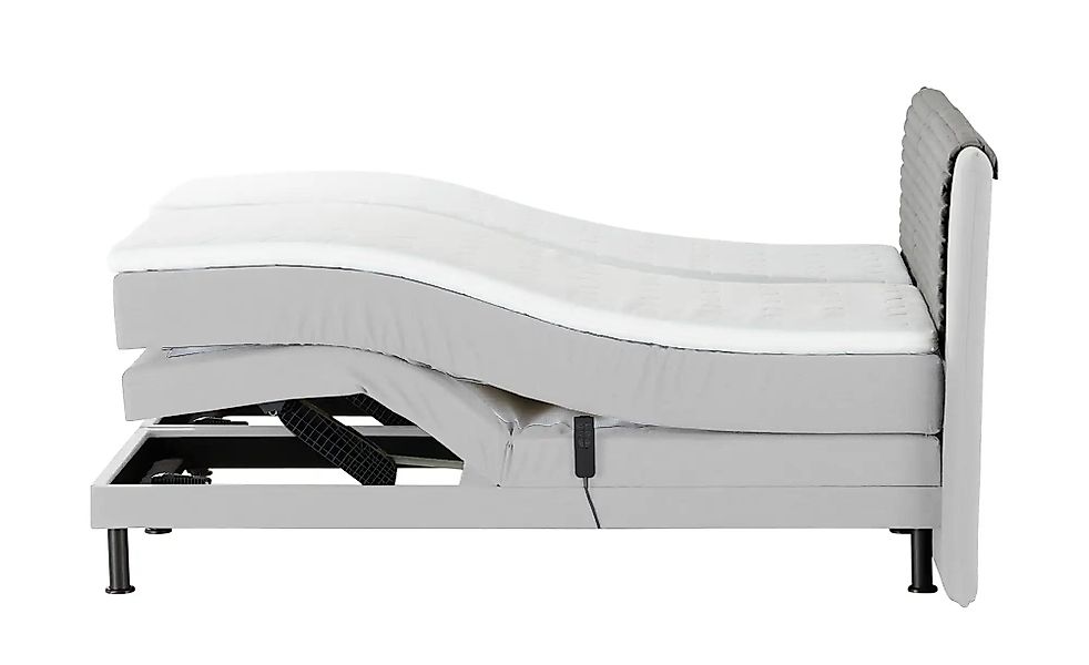 Motor-Boxspringbett  Synda ¦ grau ¦ Maße (cm): B: 200 H: 107 Betten > Boxsp günstig online kaufen