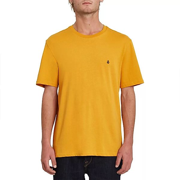Volcom Stone Blanks Basic Kurzärmeliges T-shirt S Vintage Gold günstig online kaufen