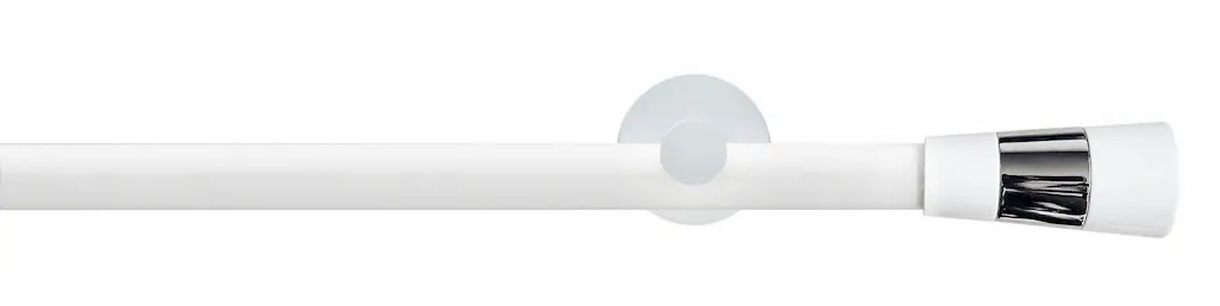GARESA Gardinenstange "WHITE" Ø 20 mm 2 läufig-läufig Wunschmaßlänge Vorhan günstig online kaufen