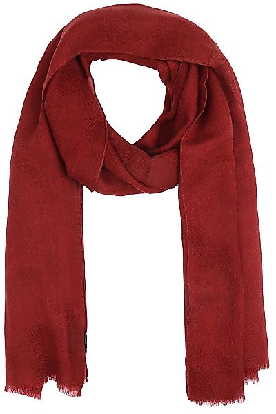 Profuomo Schal Wool Gewoben Rot - günstig online kaufen