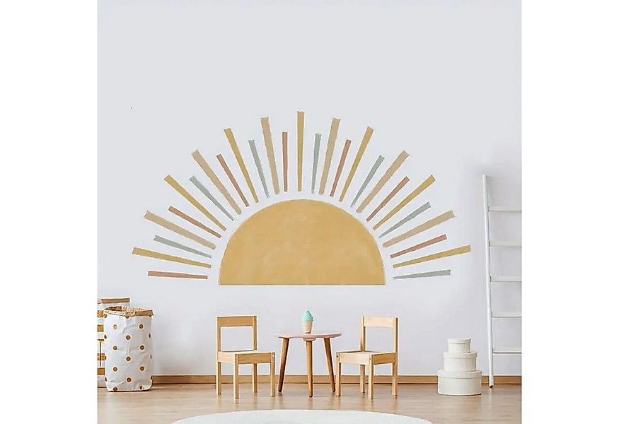 Montegoni Wandtattoo Kinder Boho Sonne Wandsticker (Wandaufkleber Boho Deko günstig online kaufen