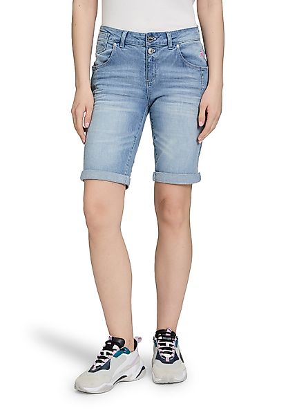 Cartoon Shorts "Damen Jeans-Shorts mit Stickerei" Stickerei günstig online kaufen