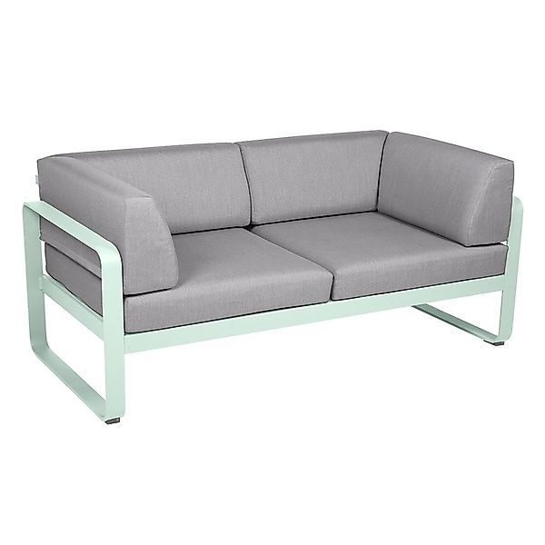 Bellevie 2-Sitzer Club Sofa A7 Gletscherminze 79 Flanellgrau günstig online kaufen