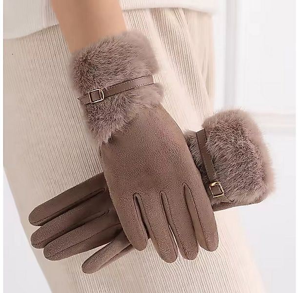 Montegoni Baumwollhandschuhe Damen Winterhandschuhe mit Fleecefutter– Warm, günstig online kaufen