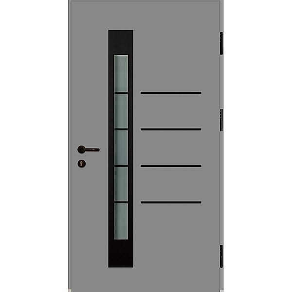 Splendoor Thermospace Sicherheits-Haustür Berlin Prime RC2K Grau 100x210 cm günstig online kaufen