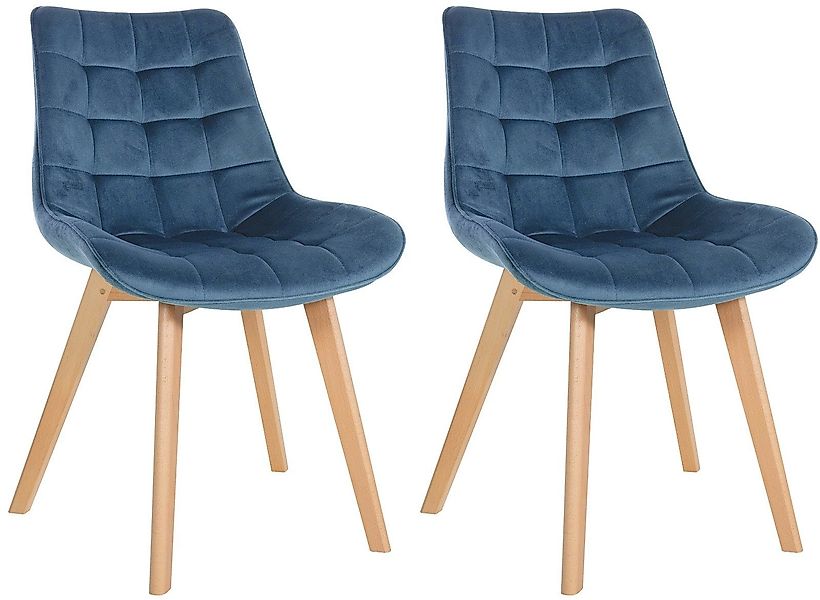 CLP Esszimmerstuhl Brook (2er Set), Vierfußgestell günstig online kaufen