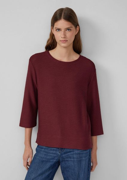 s.Oliver 3/4 Arm-Pullover Sweatshirt Leichtes Sweatshirt günstig online kaufen