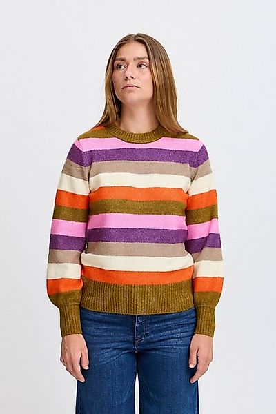 Ichi Strickpullover IHEDEN LS7 lässiger Strickpullover günstig online kaufen