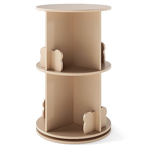 KOMFOTTEU Bücherregal, 360° drehrbares Kinderregal, Kinderbücherregal günstig online kaufen