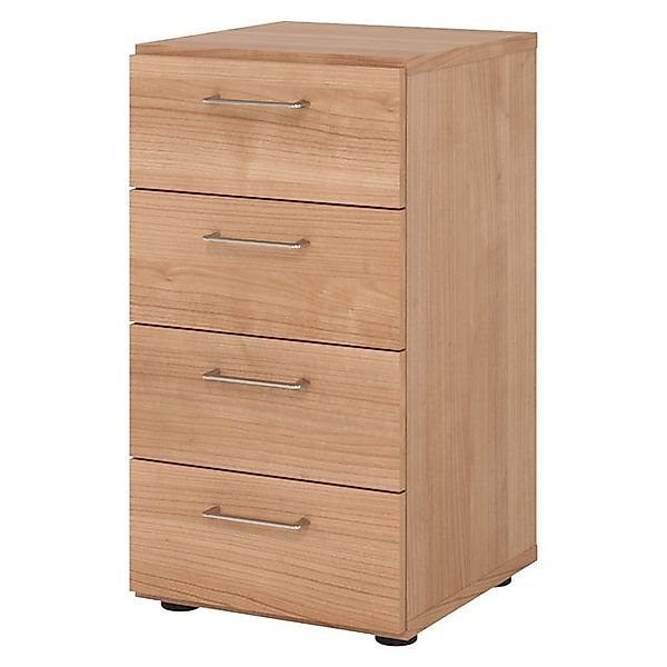 bümö Aktenschrank smart Schubladen Schrank - 4 Schübe Dekor: Nussbaum günstig online kaufen