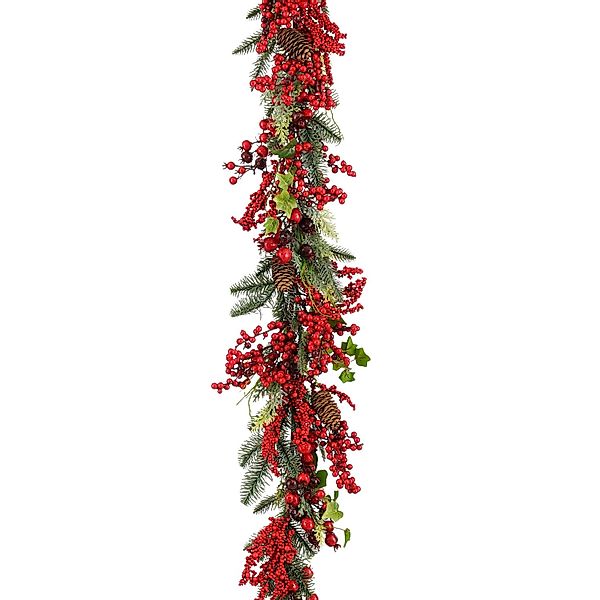 Mica Decorations Girlande Norah 180 cm Rot günstig online kaufen