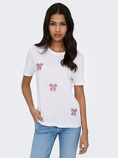 ONLY Kurzarmshirt ONLKITA REG S/S PRINT TOP NOOS günstig online kaufen