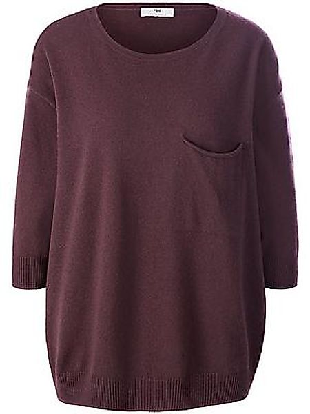 Pullover 3/4-Arm Peter Hahn rot günstig online kaufen
