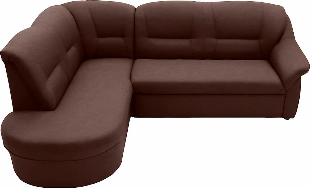 DOMO collection Ecksofa "Faenza für kleine Räume, Stellmaße 232,176cm, komf günstig online kaufen