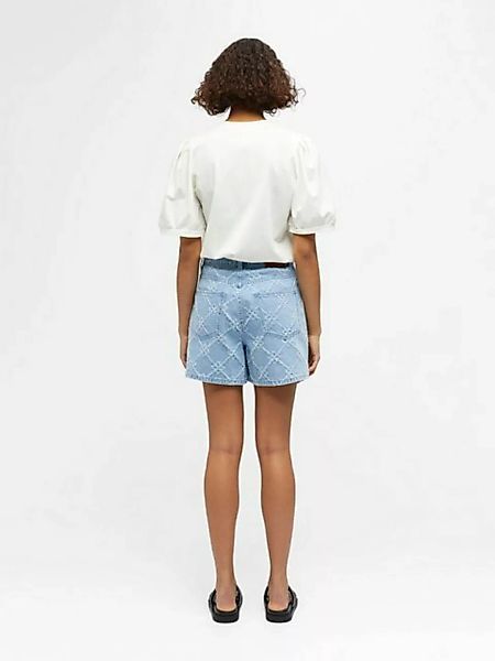 Object T-Shirt Caroline (1-tlg) Drapiert/gerafft günstig online kaufen