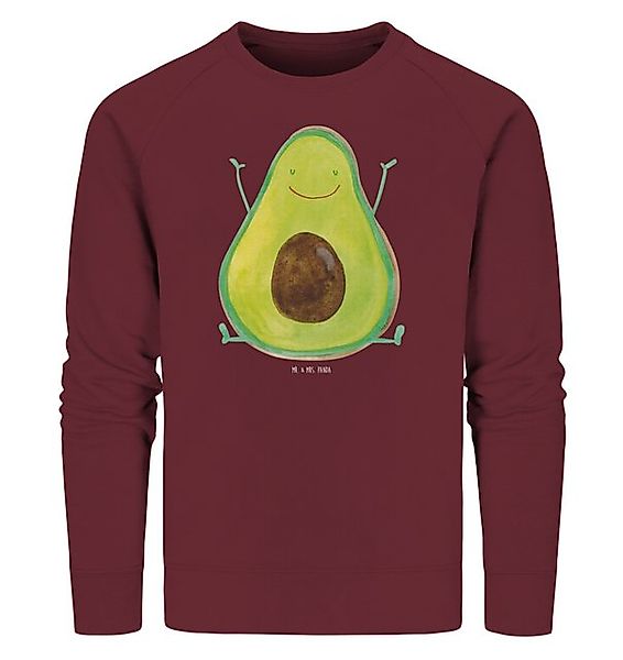 Mr. & Mrs. Panda Longpullover Avocado Glücklich Größe XL - Burgundy - Gesch günstig online kaufen