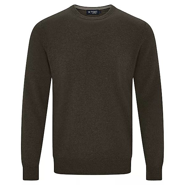 Hackett Wool Cash Mix Rundhalsausschnitt Sweater S Dark.Taupe günstig online kaufen