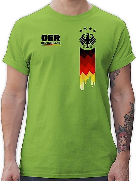 Shirtracer T-Shirt Deutschland Trikot, GER Fanartikel mit Deutschland Flagg günstig online kaufen