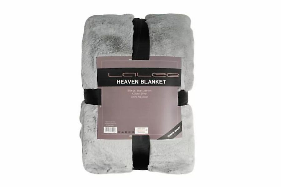 150x200 Kuscheldecke HEAVEN HEB 800 von Lalee silver günstig online kaufen