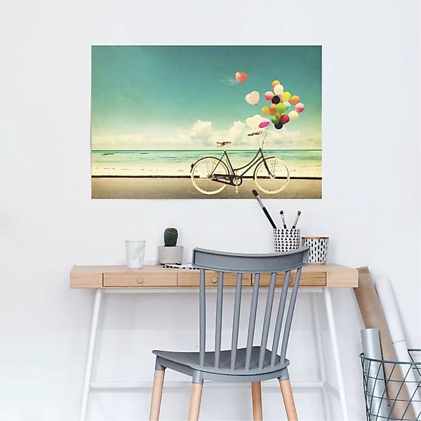 Reinders Poster "Luftballon Fahrrad", (1 St.) günstig online kaufen
