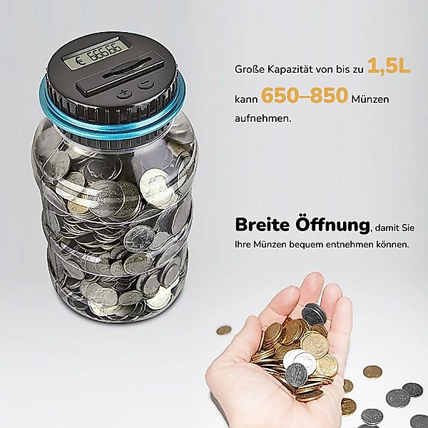 BlingBin Spardose Digitale Sparschwein mit LCD günstig online kaufen