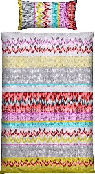 Erwin Müller Bettwäsche Bettwäsche, Seersucker, Grafik günstig online kaufen