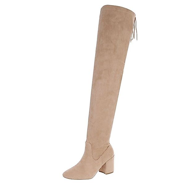 Ital-Design Damen Party & Clubwear Overkneestiefel günstig online kaufen