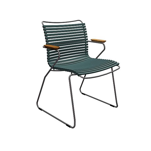 Click Gartenstuhl mit Armlehne kiefergrün günstig online kaufen
