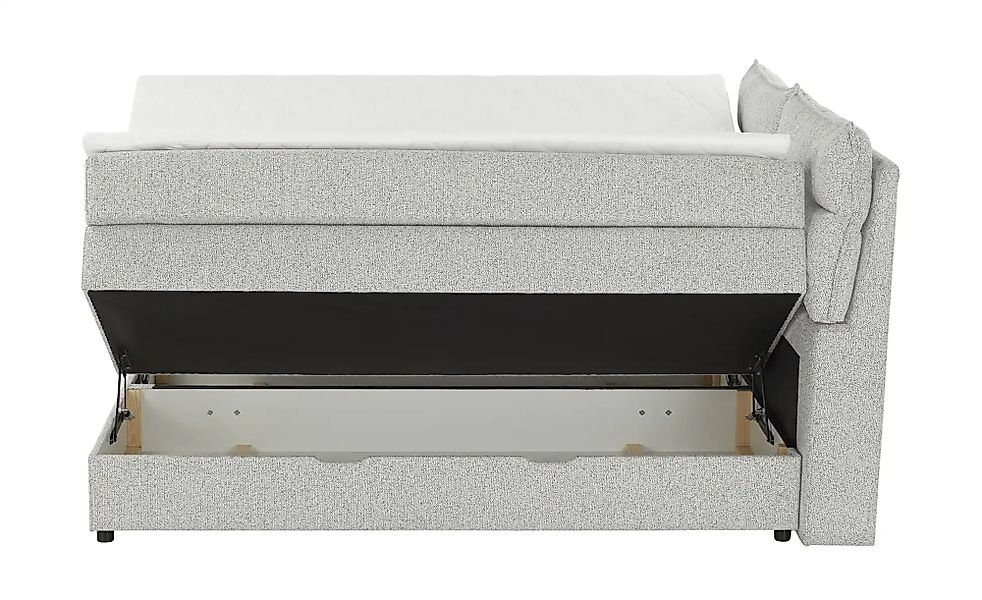 Boxspringbett mit Bettkasten Neto ¦ grau ¦ Maße (cm): B: 153 H: 109 Betten günstig online kaufen