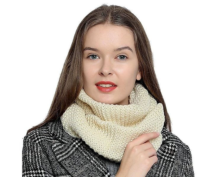 Schal Damen Winterschal Rundschal Schal, (1-St), Schlauchschal, warm und we günstig online kaufen