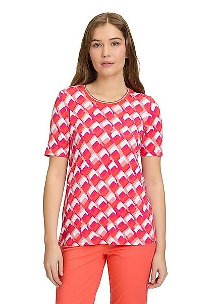 Betty Barclay Kurzarmshirt Betty Barclay Basic Shirt mit Print (1-tlg) Ripp günstig online kaufen