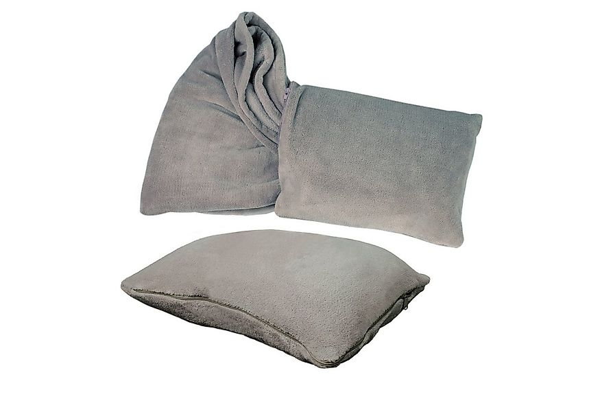 Wohndecke Reisedecke Reisekissen TRAVEL, Delindo Lifestyle, verwandelbar 2i günstig online kaufen