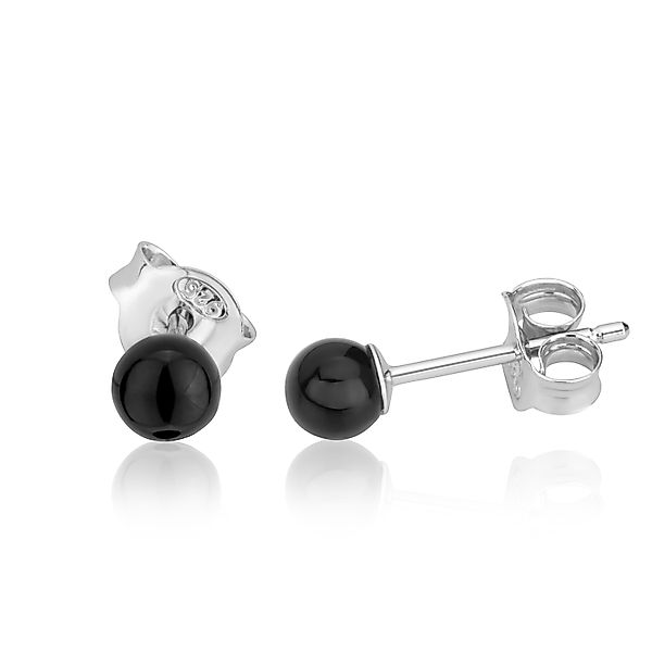 NKlaus Paar Ohrstecker Paar Onyx Ohrstecker günstig online kaufen