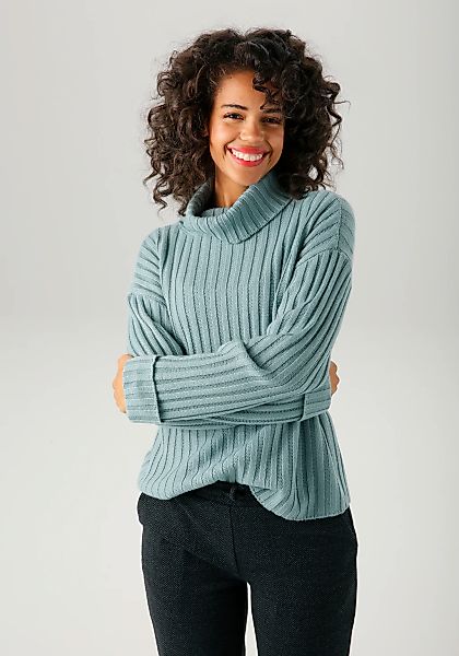 Aniston CASUAL Strickpullover, in Streifen-Optik - NEUE KOLLEKTION günstig online kaufen