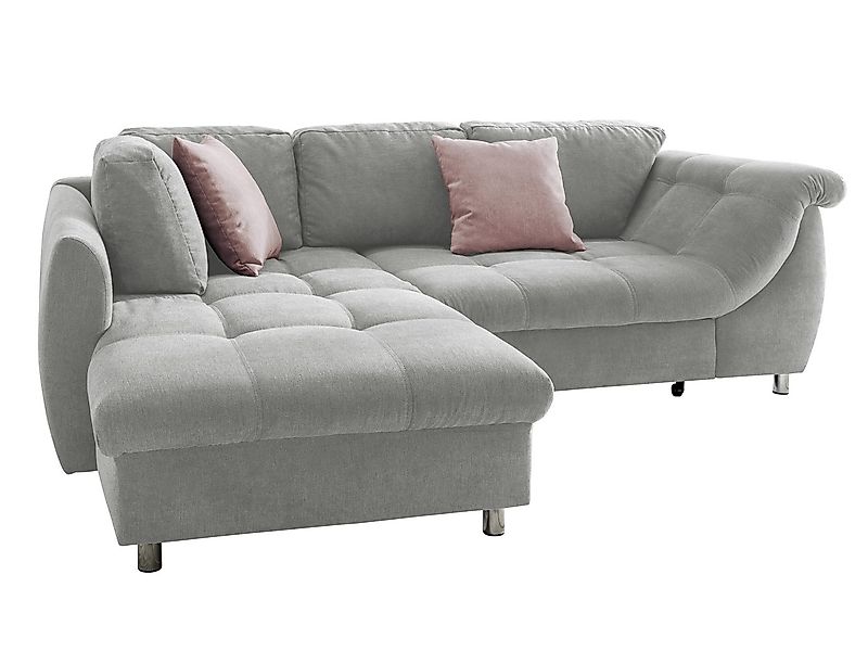 luma-home Ecksofa 17004, mit Bettfunktion B250/T190/H84 cm, Liegefläche 179 günstig online kaufen