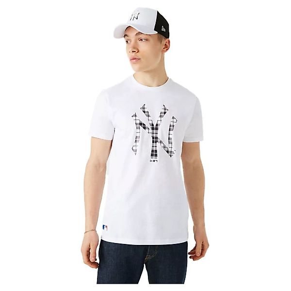 New Era Camo Infill Mlb New York Yankees Kurzärmeliges T-shirt S White / Gr günstig online kaufen