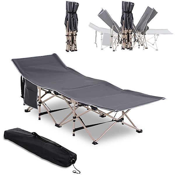 Outsunny Feldbett Campingbett mit Aufbewahrungstasche (Faltbare günstig online kaufen