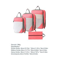OKWISH Kofferorganizer Reise Kleidungstaschen Kleider Kompression günstig online kaufen