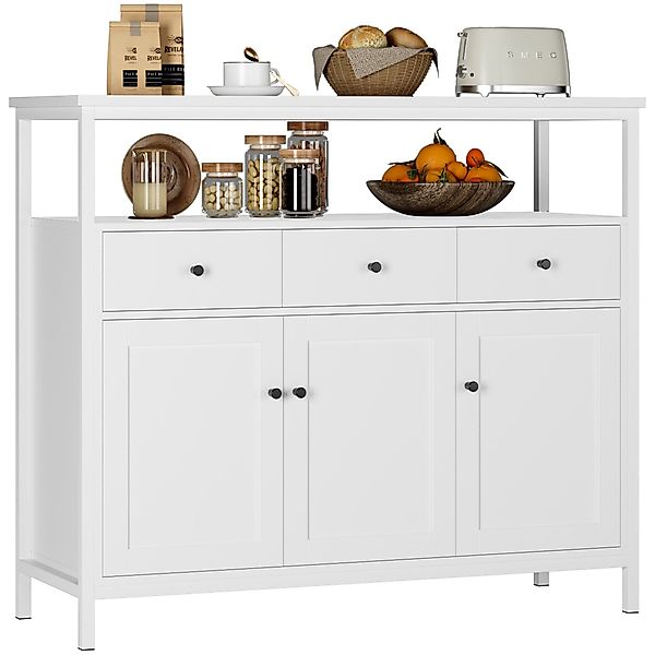 Homfa Sideboard Küchenschrank, mit 3 Schubladen günstig online kaufen