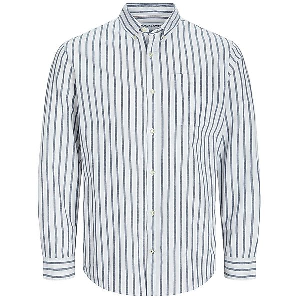 Jack&Jones Freizeithemd aus Baumwolle Farbe jeansblau Größe: 5XL günstig online kaufen