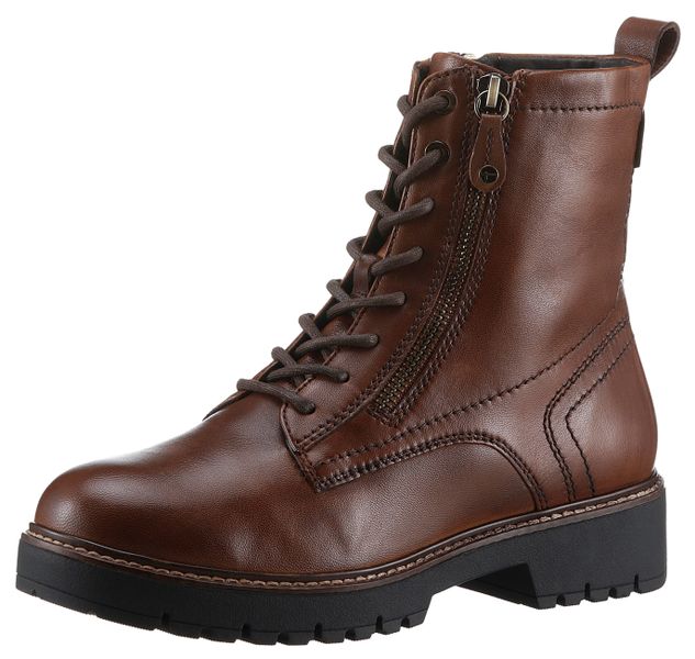 Tamaris Schnürboots, Blockabsatz, Schnürstiefelette, Combat-Boots mit günstig online kaufen