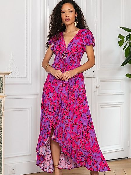 ANNIS Fashion & Accessoires Maxikleid "CINZIA" (1-tlg) NEU, Viskose, lang günstig online kaufen