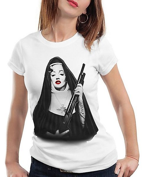 style3 T-Shirt Marilyn Gebetsschwester tattoo monroe rock nonne marylin sho günstig online kaufen